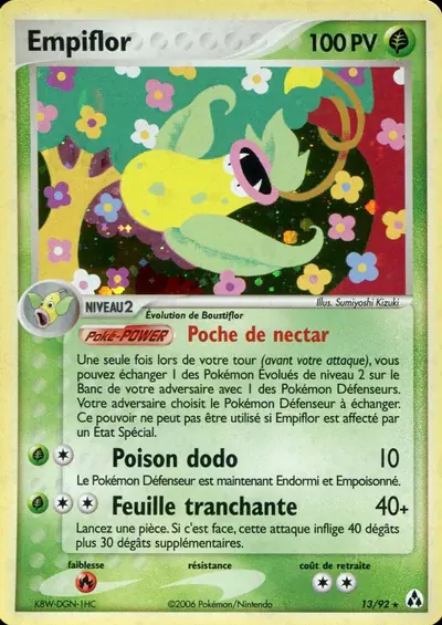 Image de la carte Pokemon Empiflor 13/92
