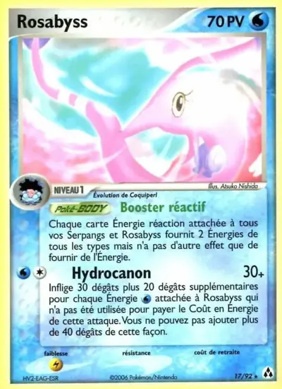 Image de la carte Pokemon Rosabyss 17/92