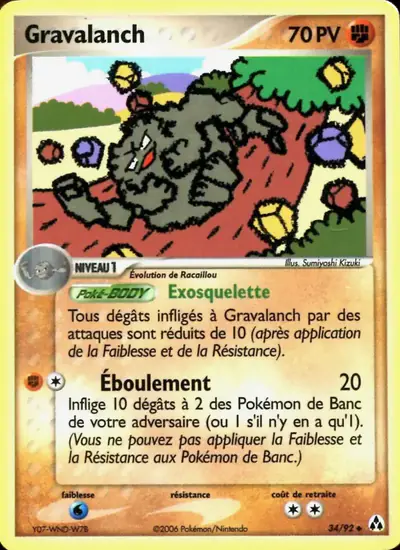 Image de la carte Pokemon Gravalanch 34/92