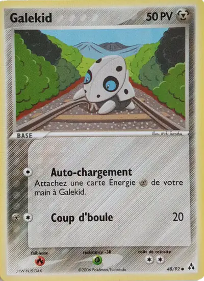 Image de la carte Pokemon Galekid 48/92