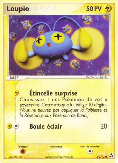 Image de la carte Pokemon Loupio 50/92