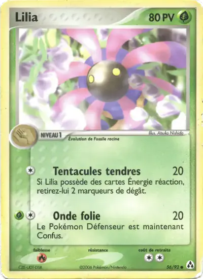 Image de la carte Pokemon Lilia 56/92