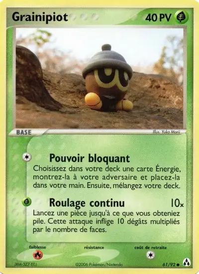 Image de la carte Pokemon Grainipiot 61/92