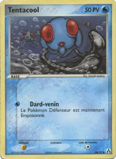 Image de la carte Pokemon Tentacool 66/92