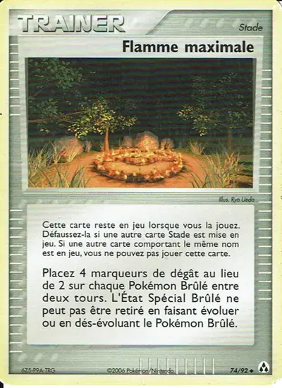 Image de la carte Pokemon Flamme maximale 74/92