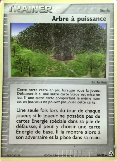 Image de la carte Pokemon Arbre à puissance 76/92