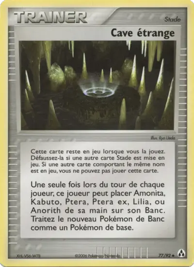 Image de la carte Pokemon Cave étrange 77/92