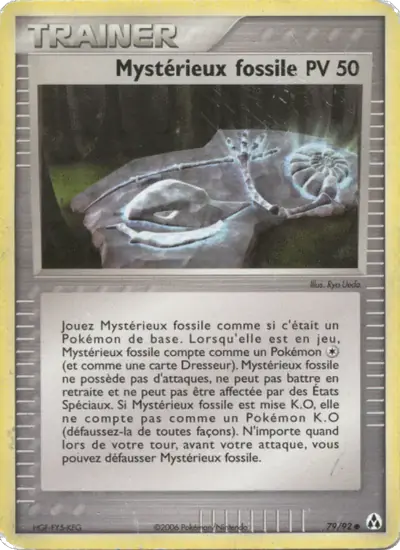 Image de la carte Pokemon Mystérieux fossile 79/92