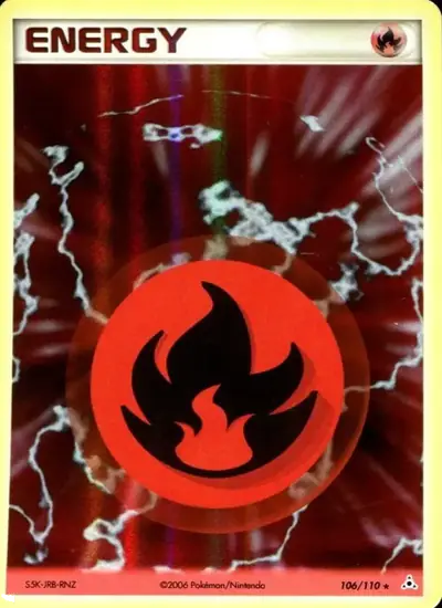 Image de la carte Pokemon Énergie Feu 106/110