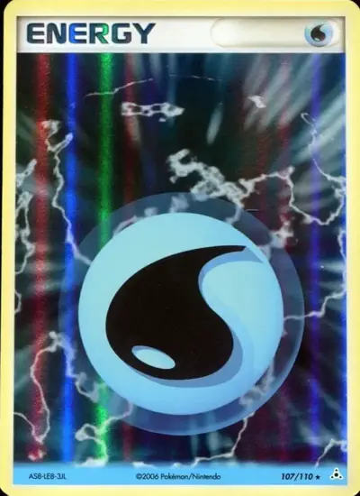 Image de la carte Pokemon Énergie Eau 107/110