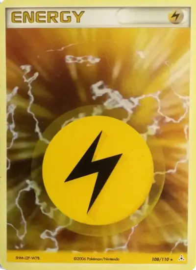 Image de la carte Pokemon Énergie Électrique 108/110