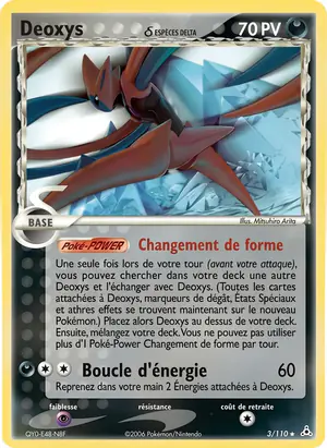 Deoxys &delta; 3/110
