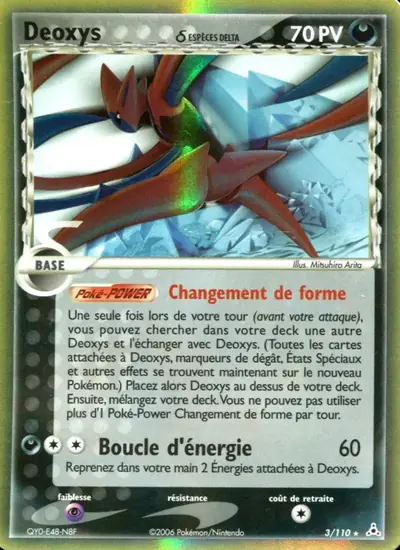 Image de la carte Pokemon Deoxys δ 3/110