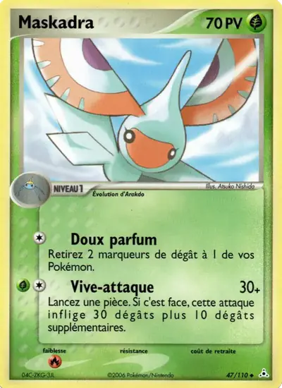 Image de la carte Pokemon Maskadra 47/110