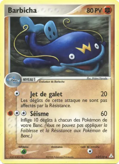 Image de la carte Pokemon Barbicha 55/110