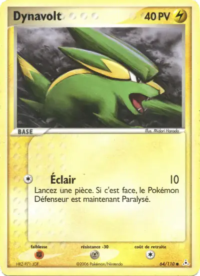 Image de la carte Pokemon Dynavolt 64/110