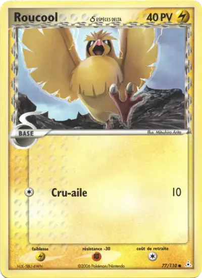 Image de la carte Pokemon Roucool δ 77/110