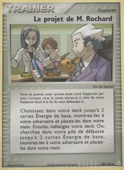 Image de la carte Pokemon Le projet de M. Rochard 88/110