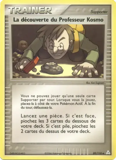 Image de la carte Pokemon La découverte du Professeur Kosmo 89/110
