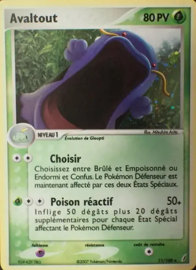 Image de la carte Pokemon Avaltout 11/100