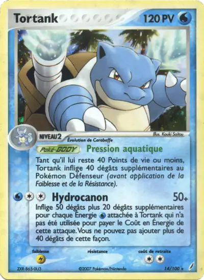Image de la carte Pokemon Tortank 14/100