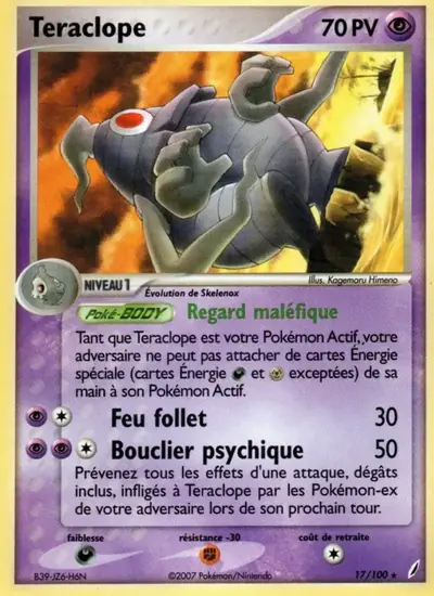 Image de la carte Pokemon Téraclope 17/100