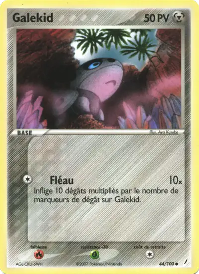 Image de la carte Pokemon Galekid 44/100