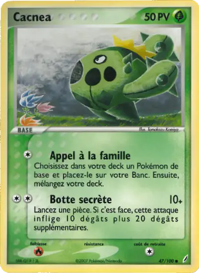 Image de la carte Pokemon Cacnea 47/100