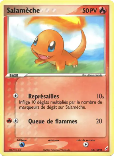 Image de la carte Pokemon Salamèche 48/100