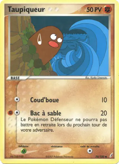 Image de la carte Pokemon Taupiqueur 50/100