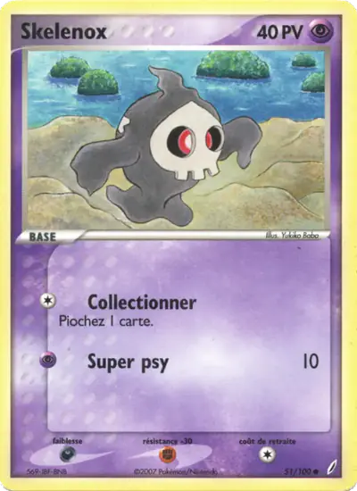 Image de la carte Pokemon Skelénox 51/100