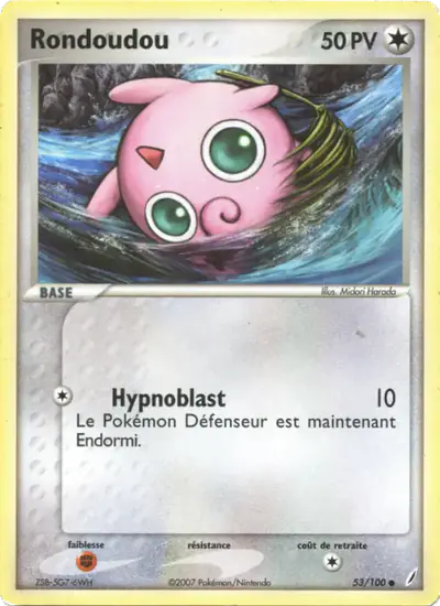 Image de la carte Pokemon Rondoudou 53/100