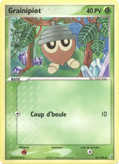 Image de la carte Pokemon Grainipiot 60/100