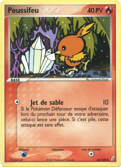 Image de la carte Pokemon Poussifeu 66/100