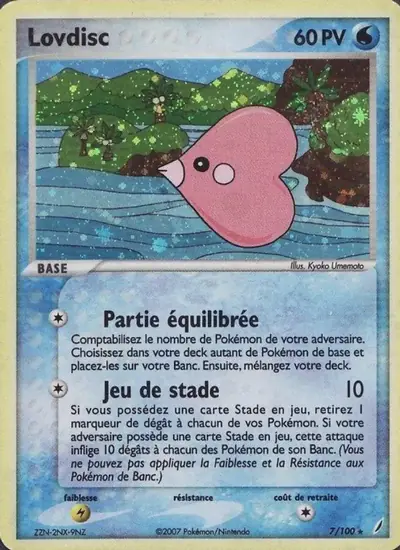 Image de la carte Pokemon Lovdisc 7/100