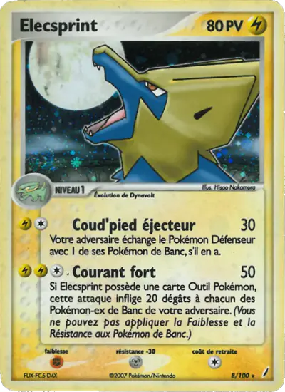 Image de la carte Pokemon Elecsprint 8/100