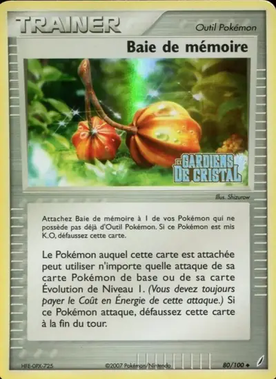 Image de la carte Pokemon Baie de mémoire 80/100