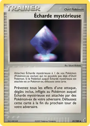 &Eacute;charde myst&eacute;rieuse 81/100