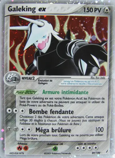 Image de la carte Pokemon Galeking ex 89/100