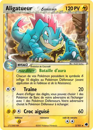 Aligatueur &delta; 2/101
