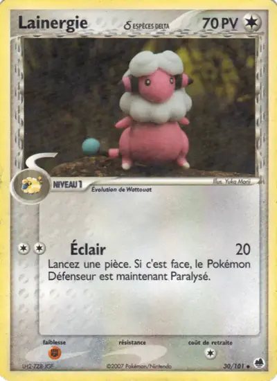 Image de la carte Pokemon Lainergie δ 30/101