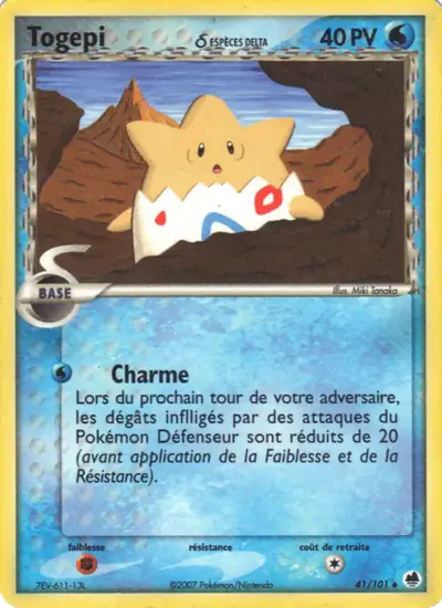 Image de la carte Pokemon Togepi δ 41/101