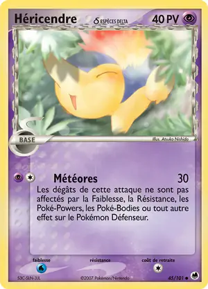 H&eacute;ricendre &delta; 45/101