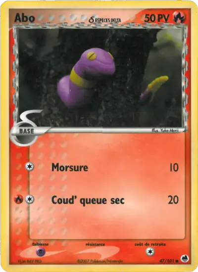 Image de la carte Pokemon Abo δ 47/101