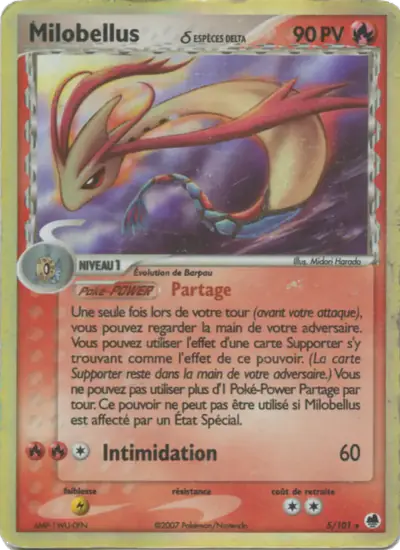 Image de la carte Pokemon Milobellus δ 5/101