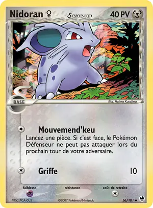 Nidoran ♀ &delta; 56/101