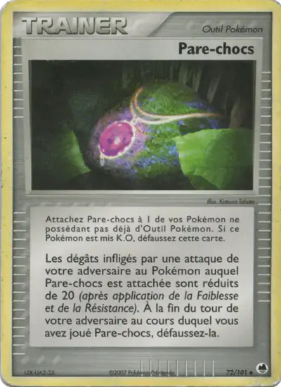 Image de la carte Pokemon Pare-chocs 72/101