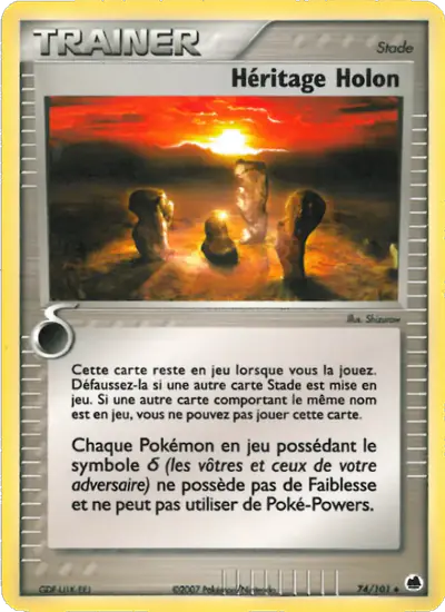 Image de la carte Pokemon Héritage Holon 74/101