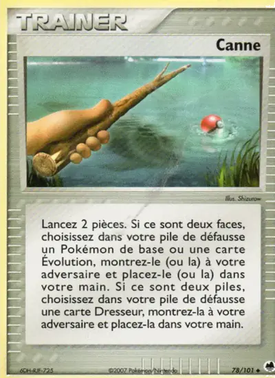Image de la carte Pokemon Canne 78/101