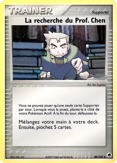 Image de la carte Pokemon La recherche du Prof. Chen 80/101